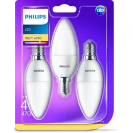 Philips Żarówka LED 5,5W E14 świeci jak 40W (3szt)