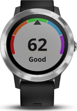 ZEGAREK Smartwatch Garmin Vivoactive 3 czarno-stalowy
