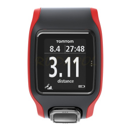 Zegarek cardio GPS TomTom Runner Czerwono/Czarny
