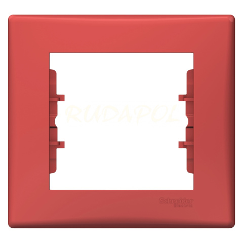 Ramka 1-krotna czerwona (SDN5800141)