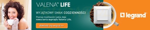 VALENA LIFE Przycisk roletowy CZARNY (756330)
