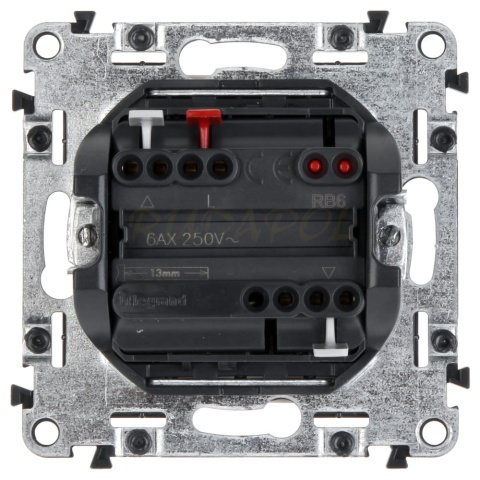 VALENA LIFE Przycisk roletowy CZARNY (756330)