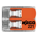 WAGO 221-412 Szybkozłączka 2x0,2-4mm2 /100szt./