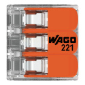 WAGO 221-413 Szybkozłączka 3x0,2-4mm2 /50szt./