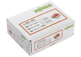 WAGO 221-413 Szybkozłączka 3x0,2-4mm2 /50szt./