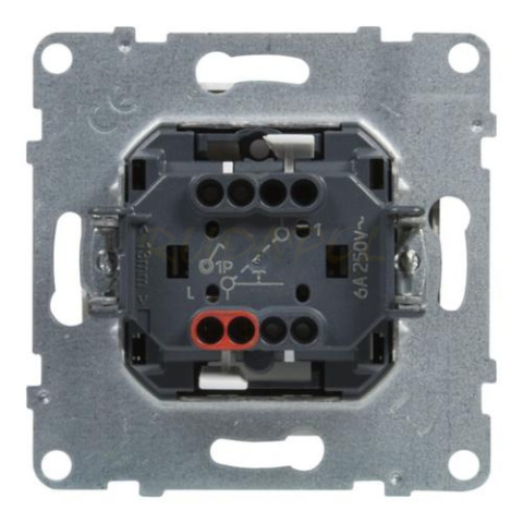 SUNO Przycisk X1 z symbolem dzwonka BIAŁY (721113)