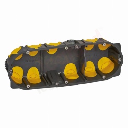 Batibox Puszka potrójna z membraną 40 mm (080023L)