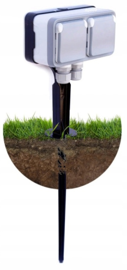 GNIAZDO OGRODOWE NA SZPIKULCU IP55 PLEXO 069749