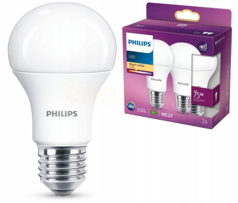 Philips Żarówka LED 11W E27 świeci jak 75W