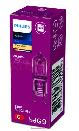 EcoHalo Capsule 26W G9 230V do piekarnika