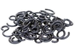 Haczyki plastikowe czarne do zawieszenia lampionów