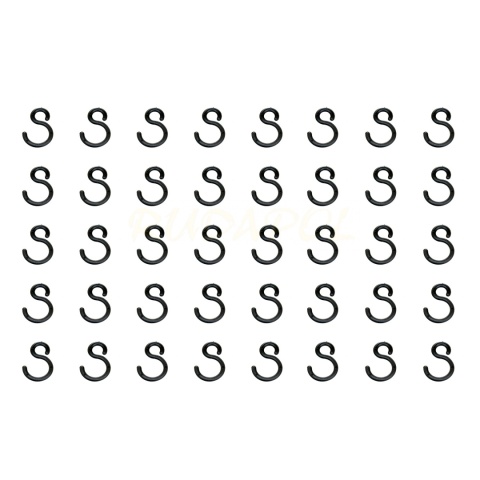 Haczyki plastikowe czarne do zawieszenia lampionów