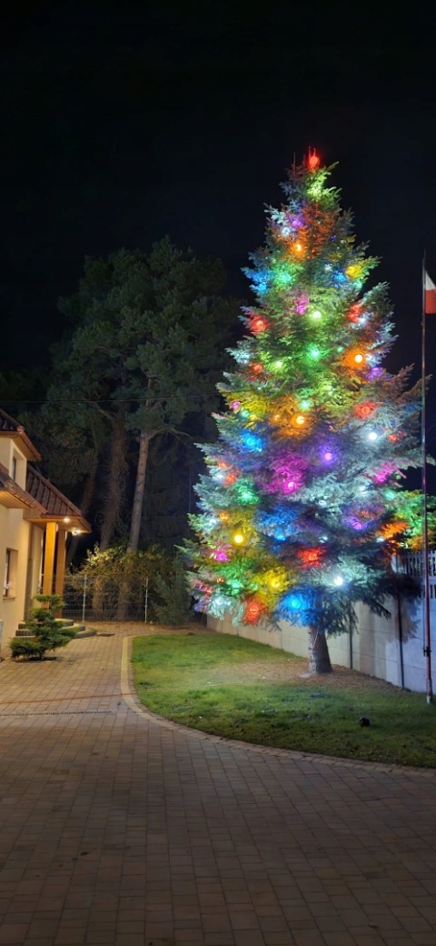 LAMIONY LAMPKI CHOINKOWE LED-15 kul na zewnątrz