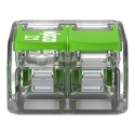 Szybkozłączka 2x0,2-4mm2 Green Range (221-422)