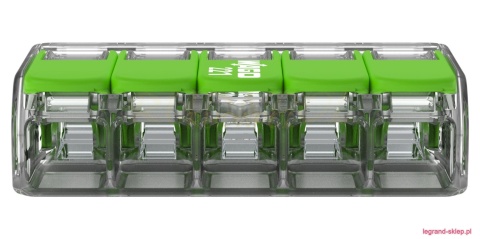 Szybkozłączka 5x0,2-4mm2 Green Range (221-425)