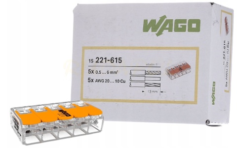 Szybkozłączka 5x0,5-6mm2 (1op - 15szt.)