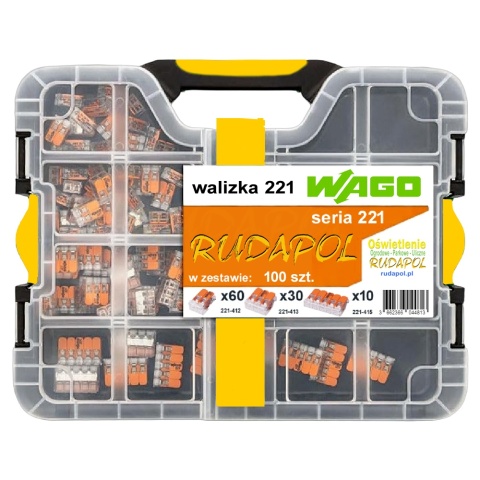 Wago Walizka 100 zacisków 221