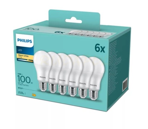 Żarówka LED 13W E27 odpowiednik 100W karton 6 szt.