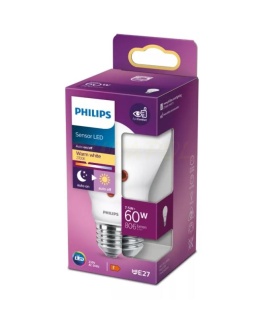 Żarówka LED 7,5W E27 2700K z czujnikiem zmierzchu