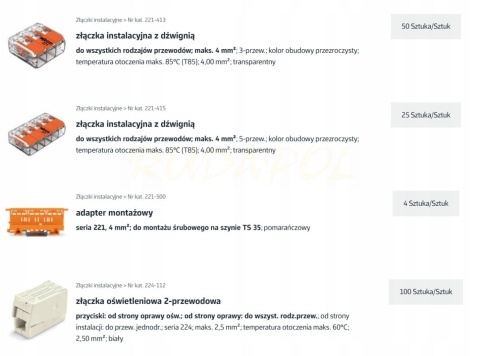 Zestaw złączki 221 z walizką L-BOXX (887-925)