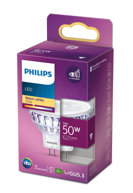 Philips Żarówka LED 12V 7W/827 GU5,3 odpowiednik 50W