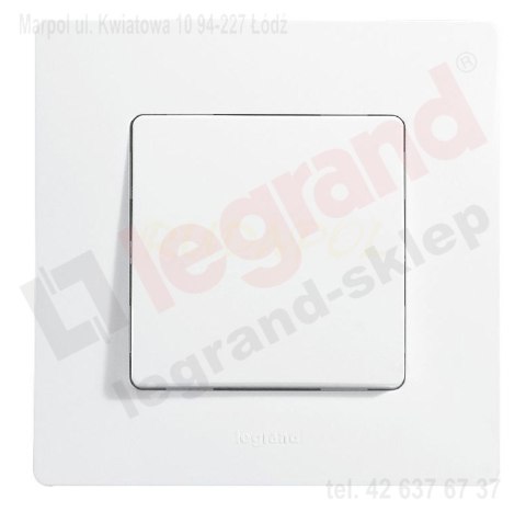 NILOE WŁĄCZNIK POJEDYNCZY BIAŁY LEGRAND